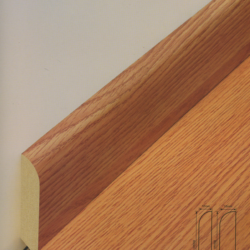 Formaldehyde-vrije laminaatplint voor wanddecoratie